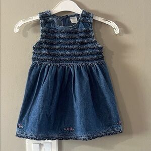Roots Blue Denim Kids Casual Dress